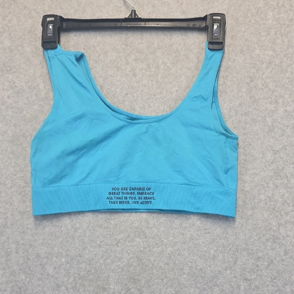 Justice Justice Sport Girls Blue Sports Bra Size 36